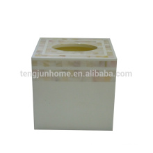 Chinese freshwater pearls toilet paper tissue holder boxes home decoration of mother pearl